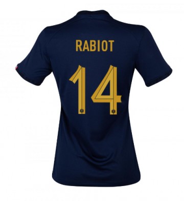 Frankrig Adrien Rabiot #14 Hjemmebanetrøje Dame VM 2022 Kort ærmer